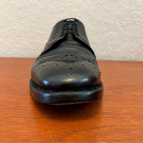 Allen Edmonds Baltic Vintage Short Wing Black V-Cleat Derby Size 11 - Picture 6 of 15